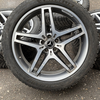 21" оригинальные диски Mercedes-Benz GLE 5x112 + шипованные шины