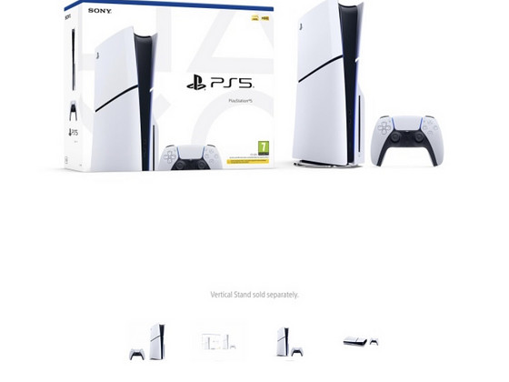 Sony PlayStation 5 Slim 1TB (Blu-Ray versioon) + mängupult