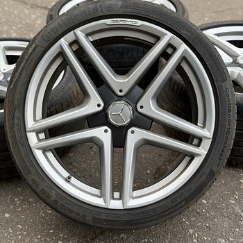 19" Mercedes-Benz AMG originaalveljed 5x112 + suverehvid 6mm