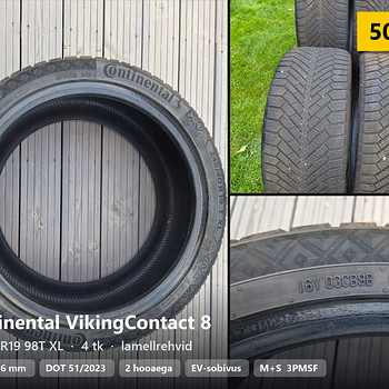 245/40 R19 Continental VikingContact 8, 4 шт., >6 мм