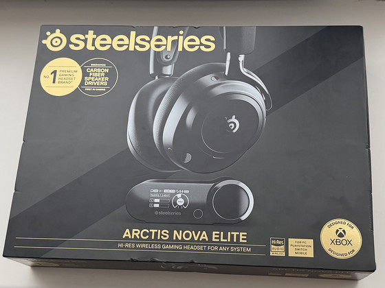 SteelSeries Arctis Nova Elite , Obsidian / Sage Gold