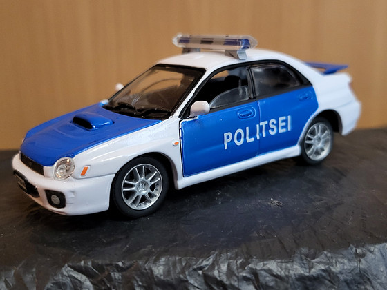 Subaru impreza 1/43 Eesti politsei 1:43