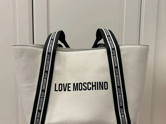 Love Moschino шоппер из натуральной кожи