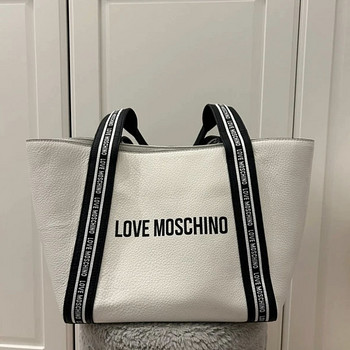 Love Moschino шоппер из натуральной кожи