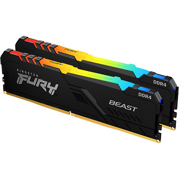 Mälu 2x8GB DDR4-3200 RAM RGB Kingston Fury Beast