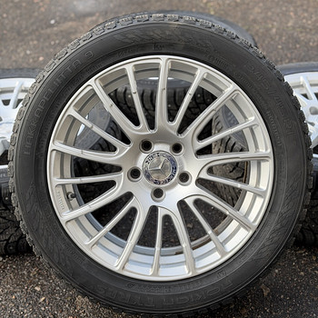 17" диски Mercedes-Benz 5x112 + шины 245/45/17 (7 мм)