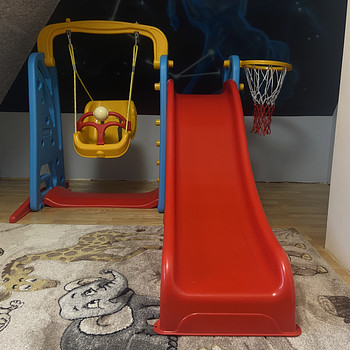 Игровой комплекс: горка + качели