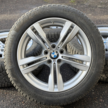 19\" оригинальные диски BMW style 467M 5x120 + шипованные шины 255/50