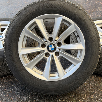 17" оригинальные диски BMW style 236 5x120 + шипованные шины 215/65