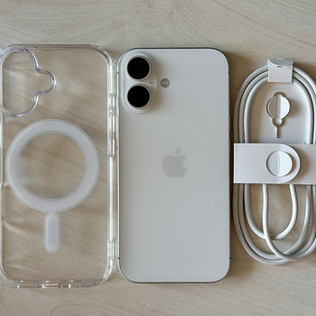 Apple iPhone 16 White 128GB heas korras. Aku 100%