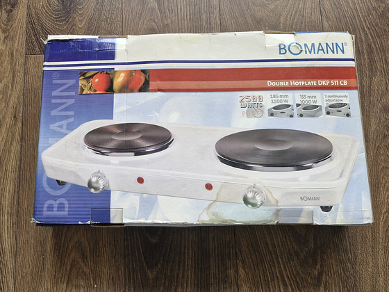 Новая двухконфорочная электроплита Bomann DKP 511 CB (2500W)