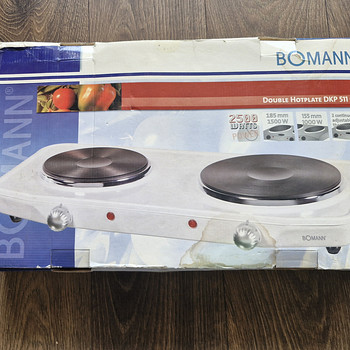 Uus kahe keedualaga elektripliit Bomann DKP 511 CB (2500W)
