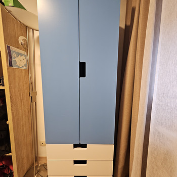 Детский шкаф для одежды IKEA Småstad (современная система Platsa)