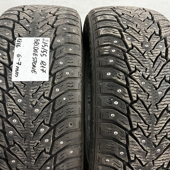 215/55 R17 BRIDGESTONE 6-7mm