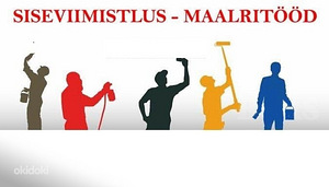 SISEVIIMISTLUS-MAALRITÖÖD,KORTERI REMONT, PISITÖÖD (1 foto / 10)