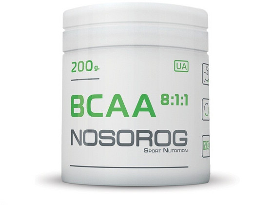 NOSOROG ВСАА 8:1:1 (200грамм/ 400грамм)
