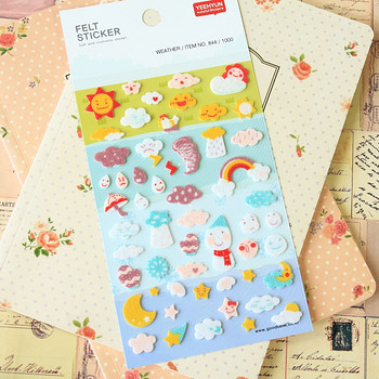 Funny Sticker World Felt Weather Stickers