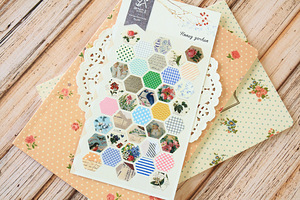 HONEY GARDEN Diary / Deco / Scrapbooking Stickers (1 photo of 3)