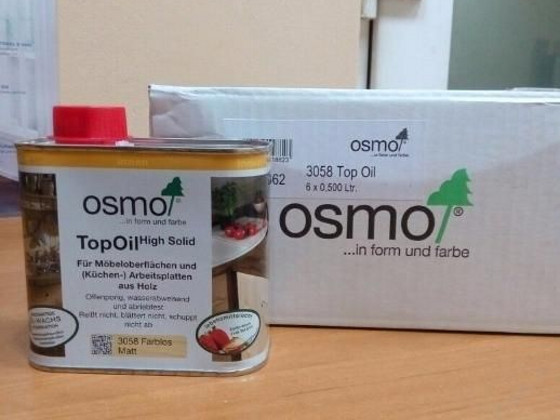 Масло с твердым воском "Осмо" для столешниц (0,5 л)
