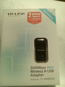 Wi fi адаптер TL-WN823N (300Mbps Mini) (1 фото з 2)