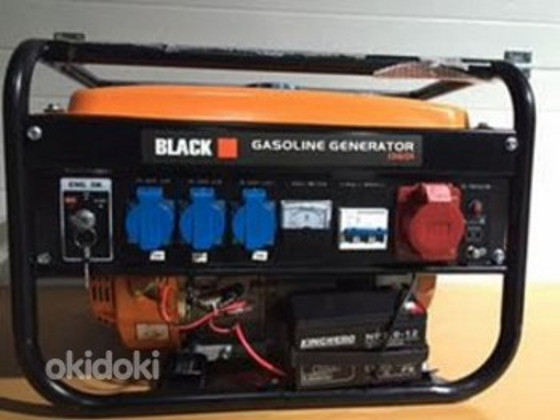 Generaator elektrigeneraator Black elektristarteriga