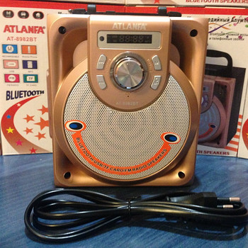Bluetooth колонка ATLANFA AT-8982BTс МР3 плеером microSD,USB