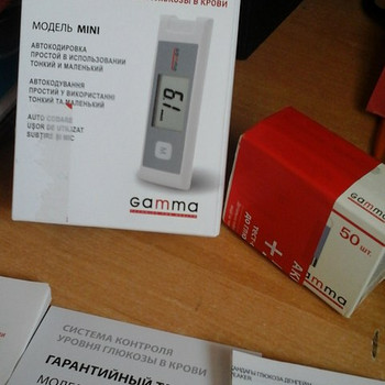 Продам глюкометр Gamma Mini-Тест-смужки у подарунок