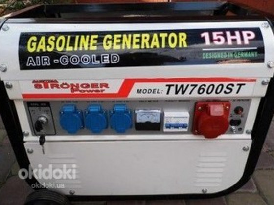 Бензогенератор Stronger Power tw7600st 3.8 кВт