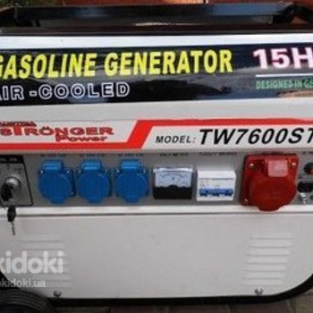 Бензогенератор Stronger Power tw7600st 3.8 кВт