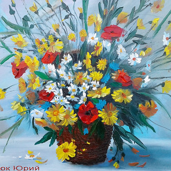 Картина маслом "Подих літа"