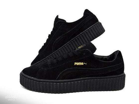 Кроссовки замша Puma by Rihanna Creeper Full Black