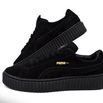 Кроссовки замша Puma by Rihanna Creeper Full Black