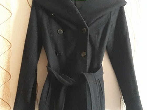 Пальто zara basic демісезоне осінь-весна