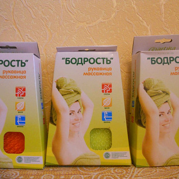 Рукавица массажная