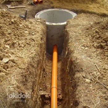 Земляні роботи, стічні ями водопровод