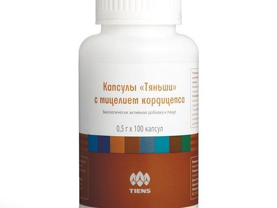 Капсулы с мицелием кордицепса «Тяньши»