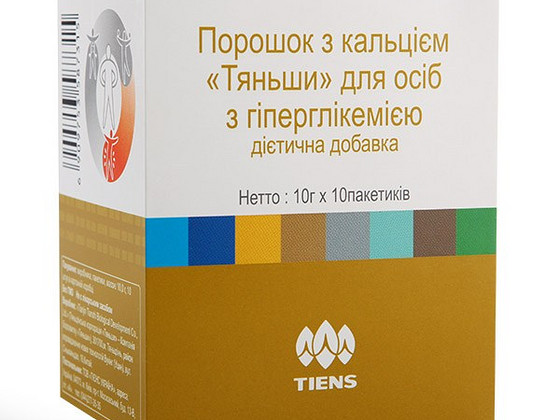 Порошок с кальцием «Тяньши» для лиц с гипергликимией