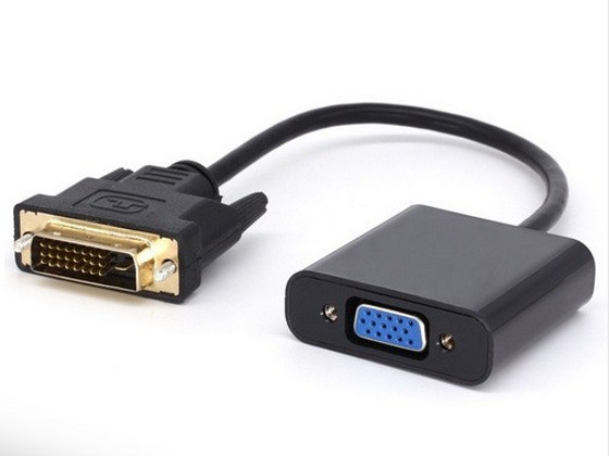 Адаптер-переходник DVI-D dual link - VGA, кабель dvi d - vga