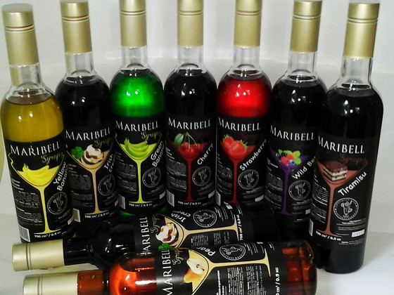 Барные сиропы «Maribell» в ассортименте от тм Casher