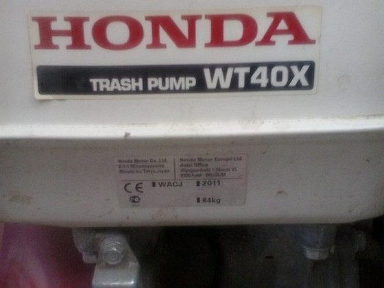 Мотопомпа Honda WT40XK3 бензиновая для грязной воды