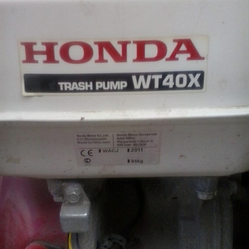 Мотопомпа Honda WT40XK3 бензиновая для грязной воды