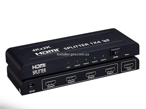 Разветвлитель HDMI 1 на 4