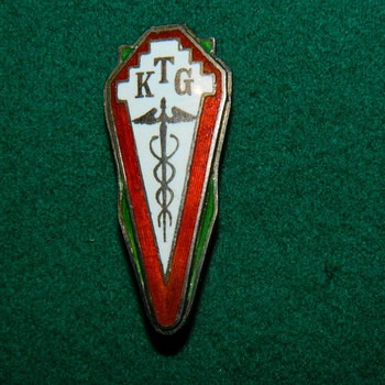 Старый серебряный школьный знак KTG 1931
