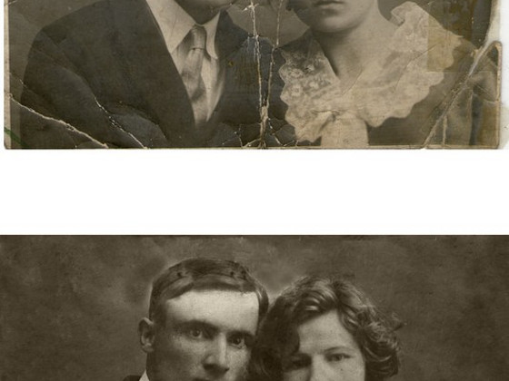 Реставрация старых фотографии