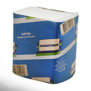 Marathon Полотенце белое Z сложение 2400 листов (12уп*200л)