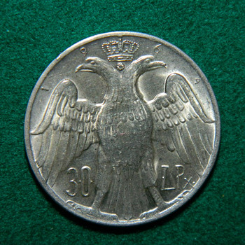 Серебряные 30 драхм 1964 Греция(королевская свадьба) 835 пр