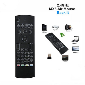 Air Mouse T3 MX3 Backlit Remote Control 2.4G Wireless Keybo (2 фото из 3)