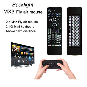 Air Mouse T3 MX3 Backlit Remote Control 2.4G Wireless Keybo (3 фото из 3)