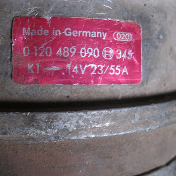 Генератор 55А Германия