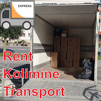 Kaubiku rent transport veod kolimine teenus furgoon tagaluuk